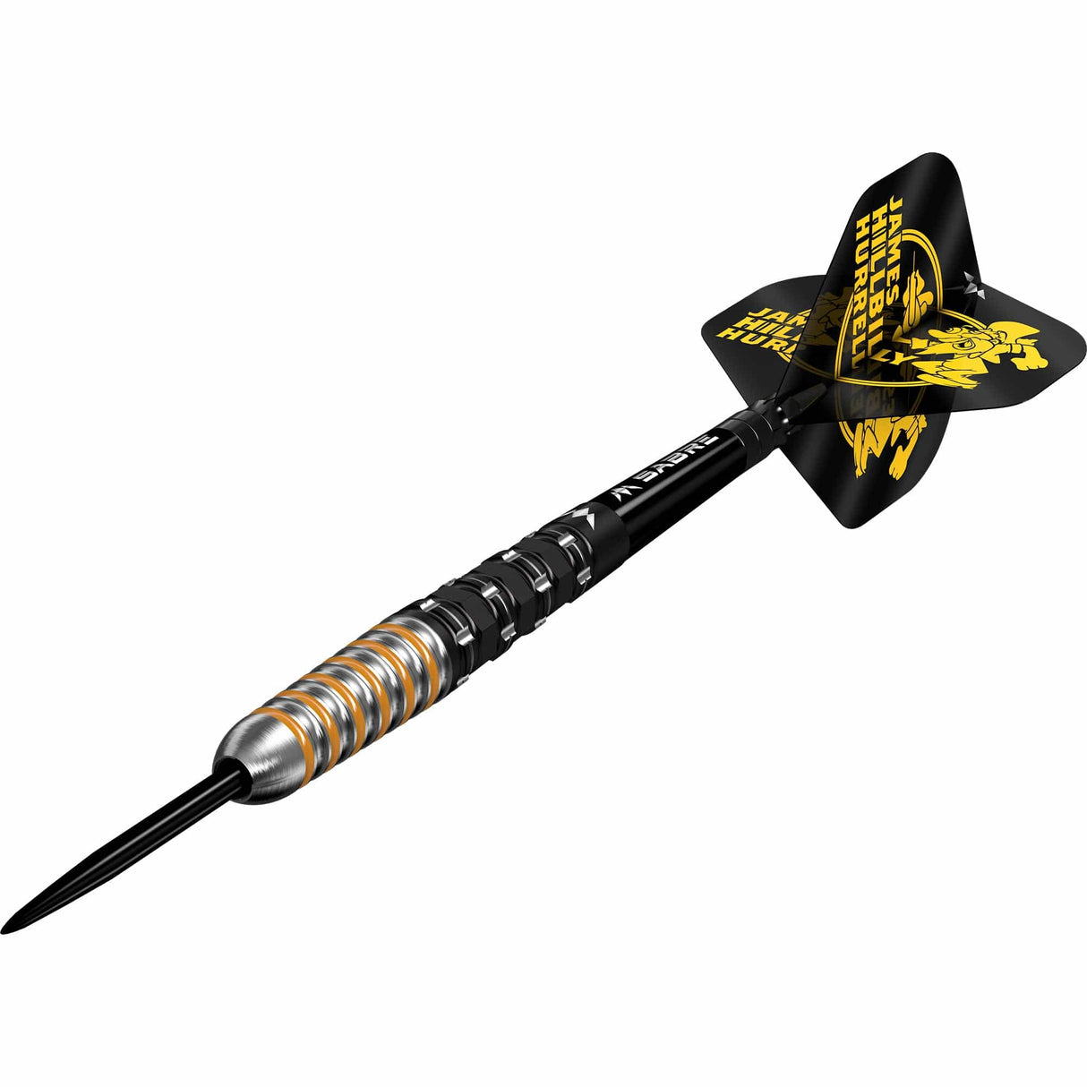 Mission James Hurrell Darts - Steel Tip - 95% Tungsten - V2 - Black PVD & Yellow - view 5