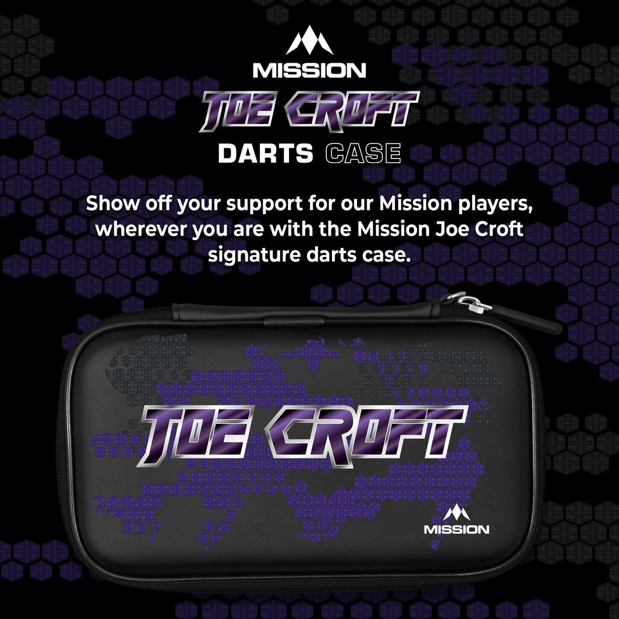 Mission Darts Players- EVA Dart Case - Joe Croft - view 2