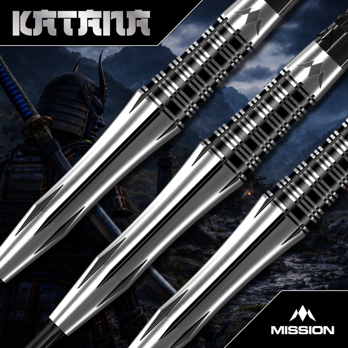 Mission Katana Darts - Steel Tip - 95% Tungsten - view 3
