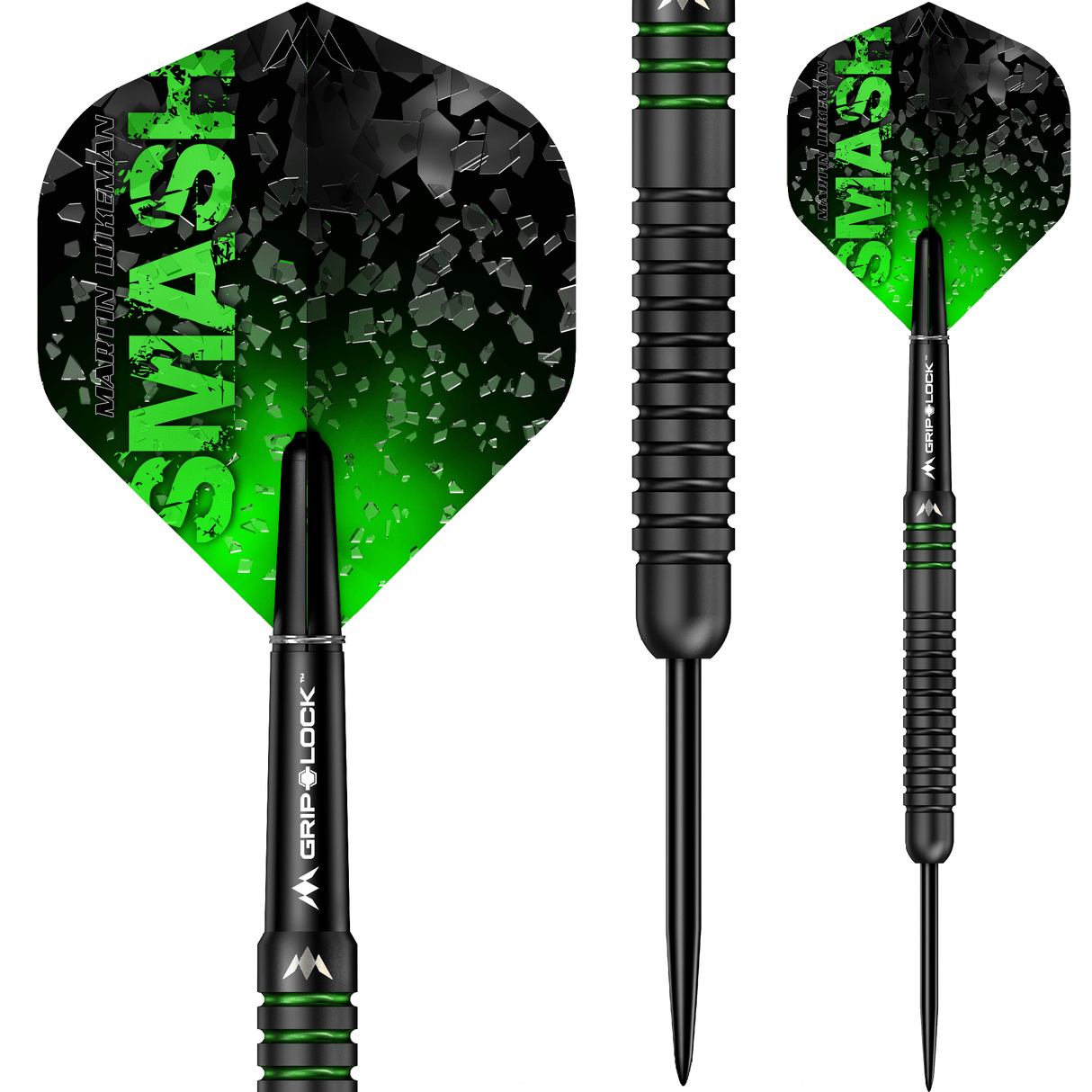 Mission Martin Lukeman Darts - Steel Tip - 90% - Smash - Black Titanium - The Darts Shop