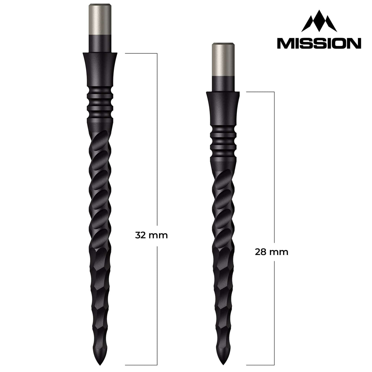 Mission Sniper Points - Steel Tip - Precision Spare Points - Lunar CS - Black - view 4