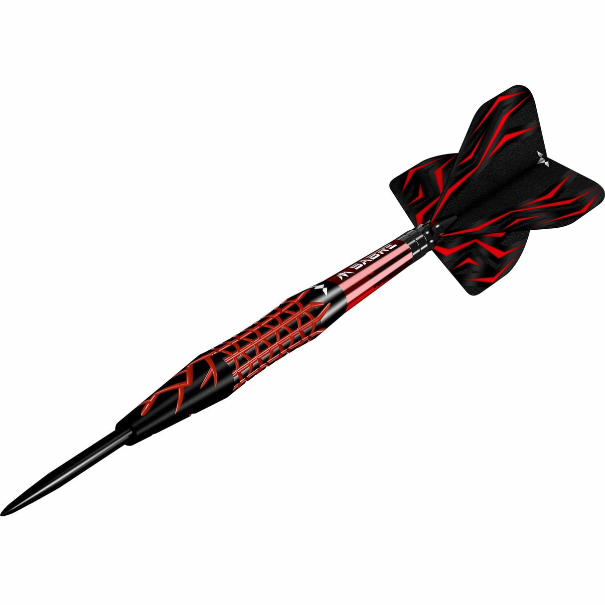 Mission Lava Darts - Steel Tip - 95% Tungsten - Black & Red Electro - The Darts Shop