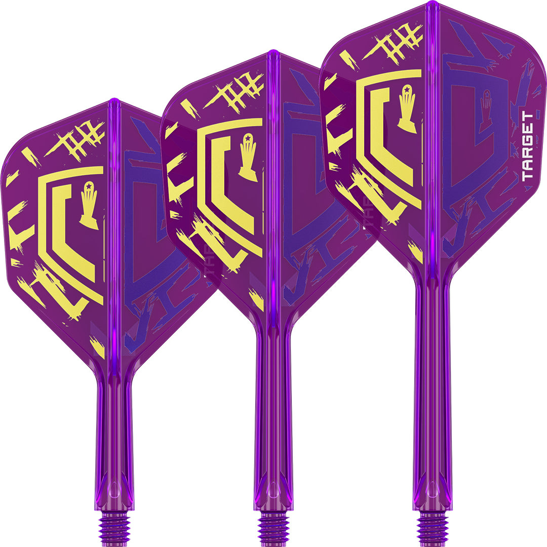 Luke Littler World Champion K-Flex One Piece Dart Flights by Target - The Darts Shop