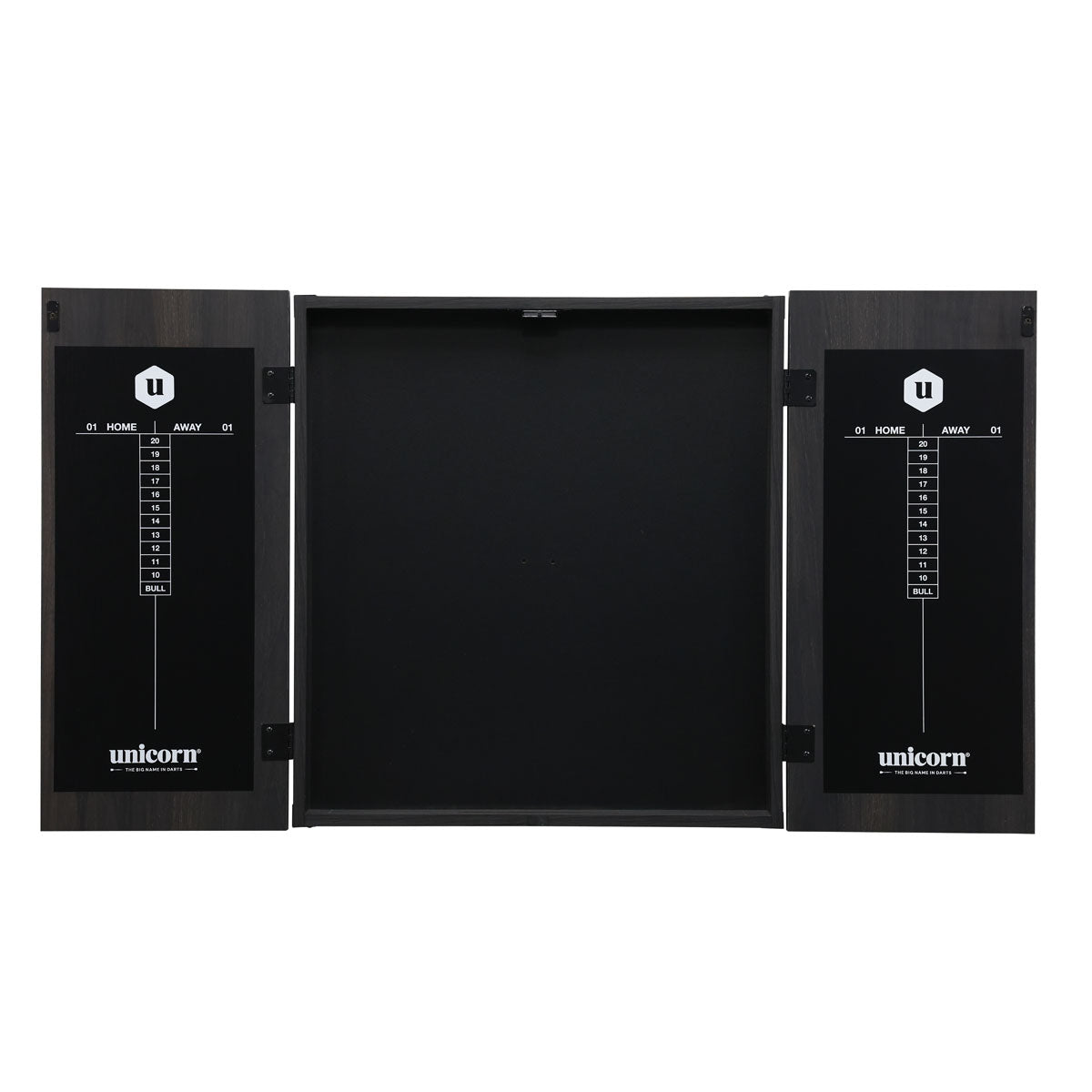 Maestro Black Square Dartboard Cabinet by Unicorn - view 3