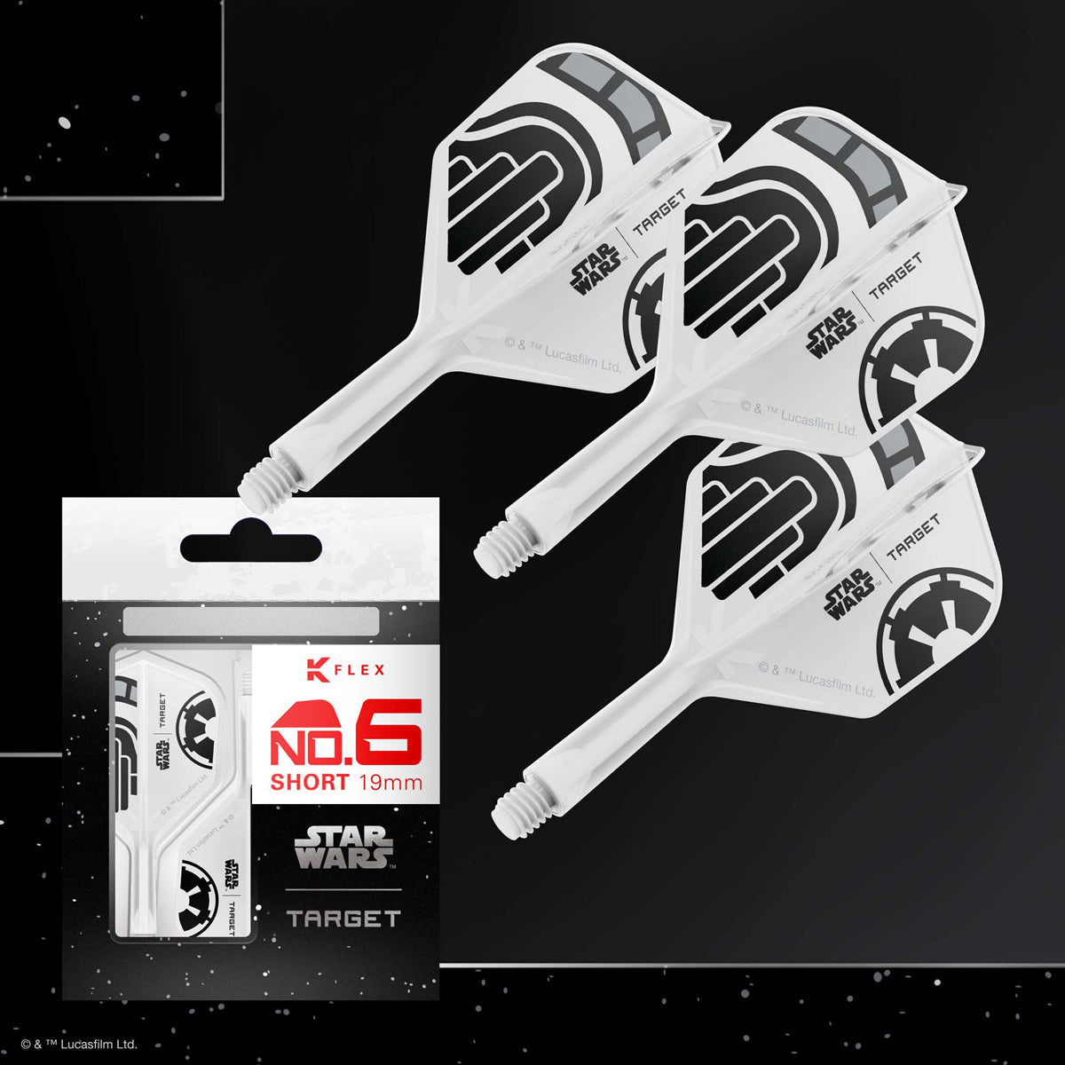 STAR WARS™ | TARGET Stormtrooper K-Flex No6 Integrated Flights and Shafts - view 3