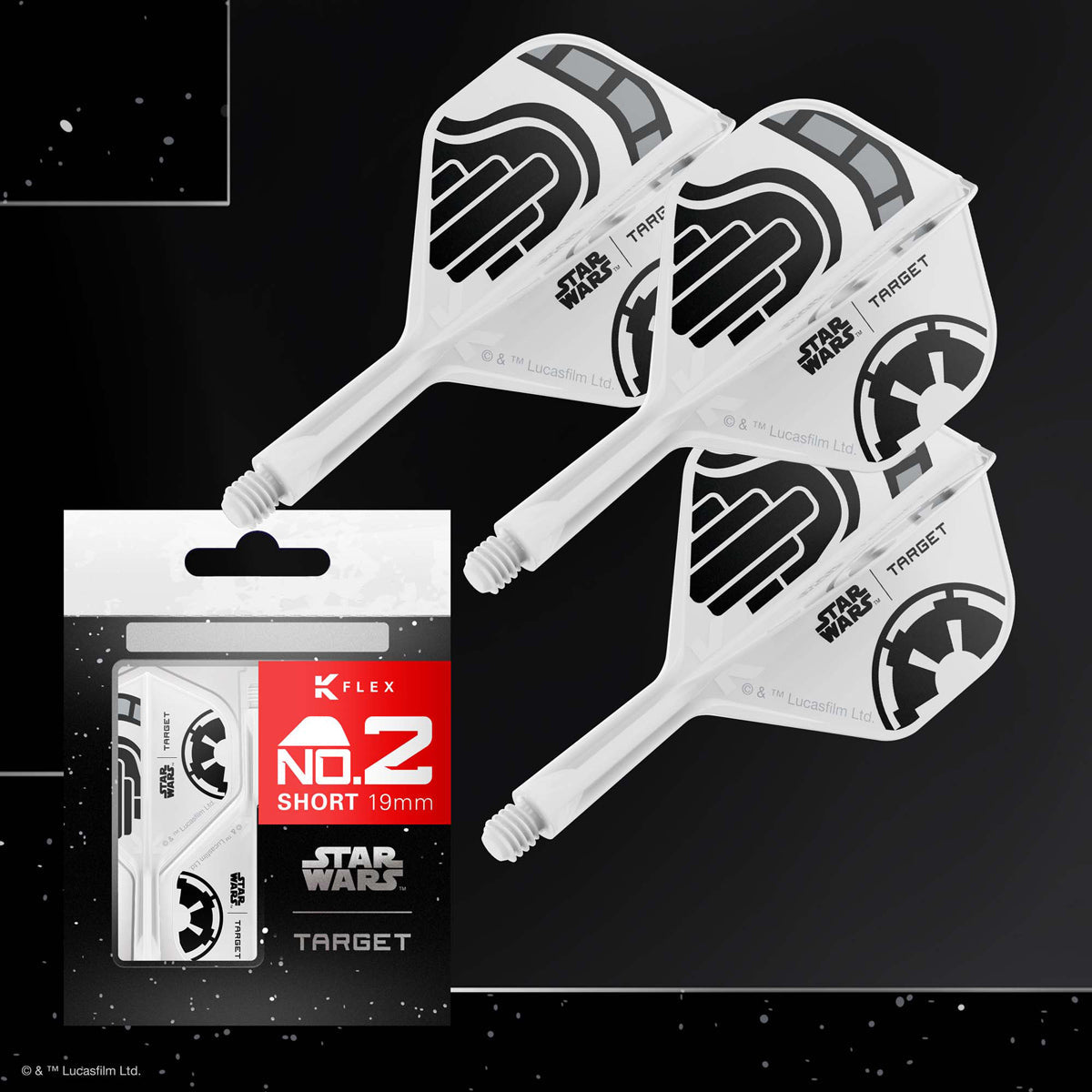STAR WARS™ | TARGET Stormtrooper K-Flex No2 Integrated Flights and Shafts - view 3