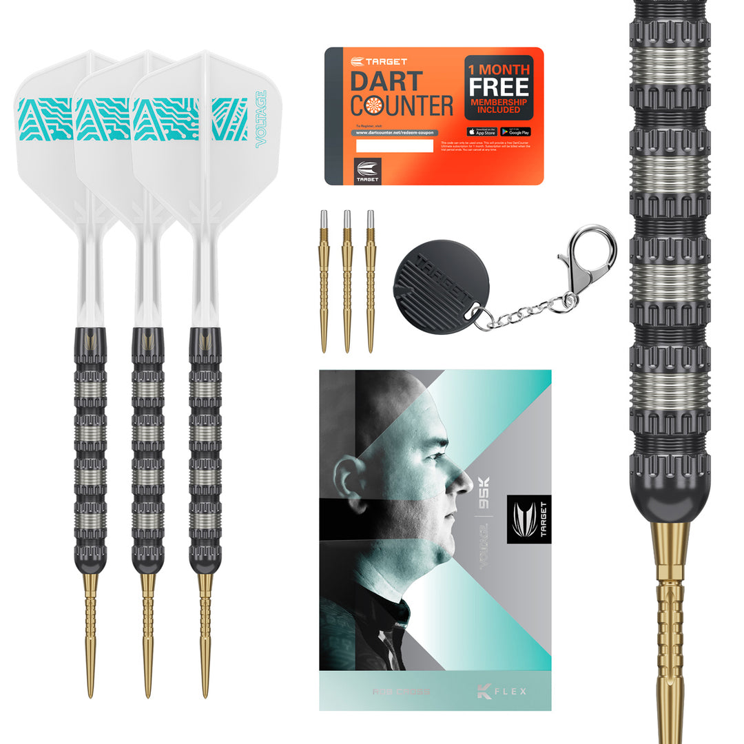 Rob Cross 95K 95% Tungsten SP Steel Tip Darts by Target - The Darts Shop