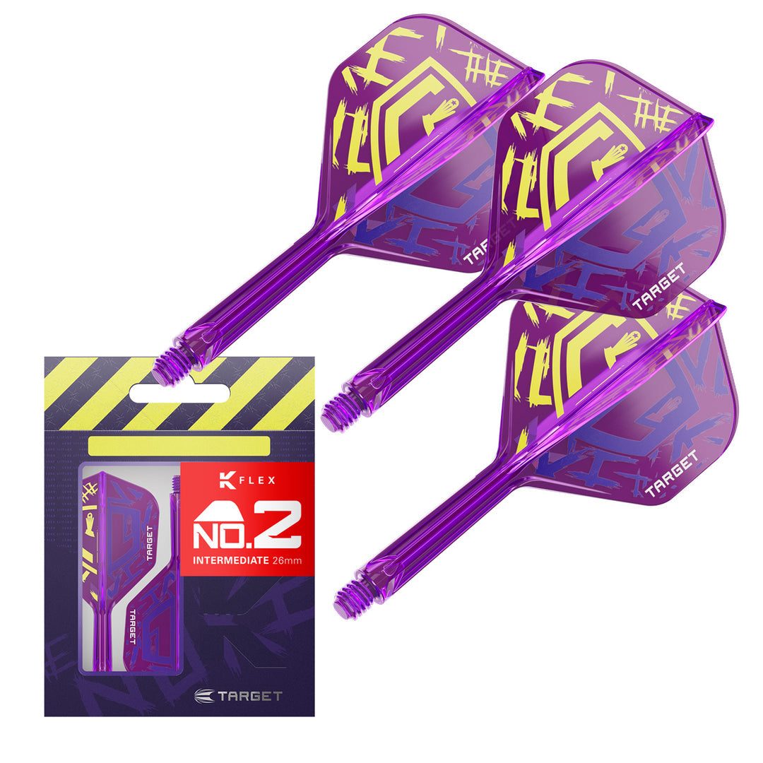Luke Littler World Champion K-Flex One Piece Dart Flights by Target - The Darts Shop