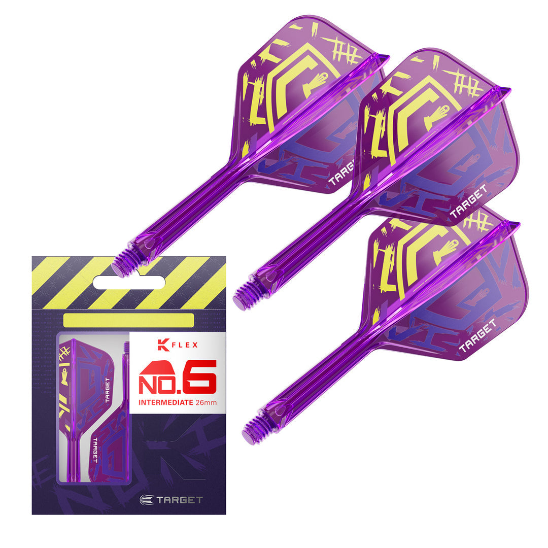 Luke Littler World Champion K-Flex One Piece Dart Flights by Target - The Darts Shop