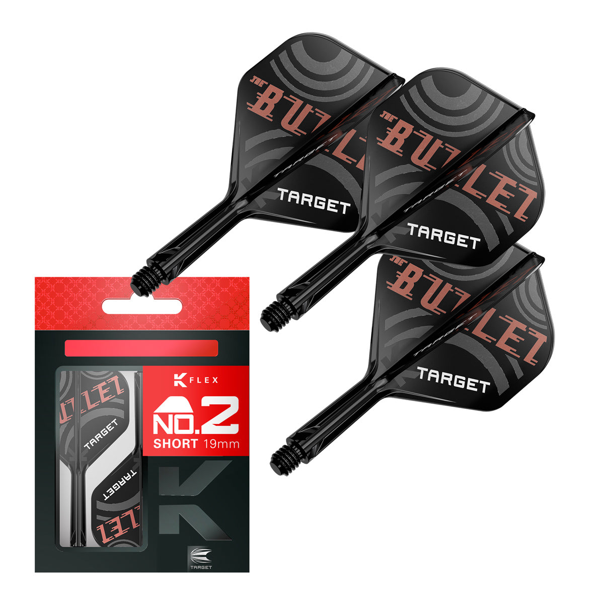 Stephen Bunting No2 K-Flex One Piece Dart Flights by Target - view 2