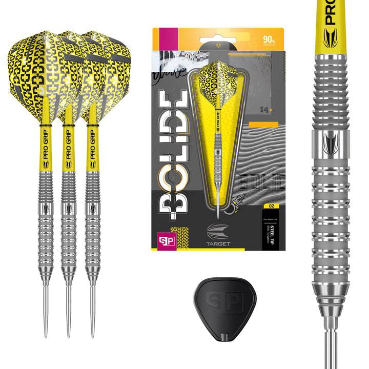Bolide 02 Swiss Point 90% Tungsten Steel Tip Darts by Target - The Darts Shop
