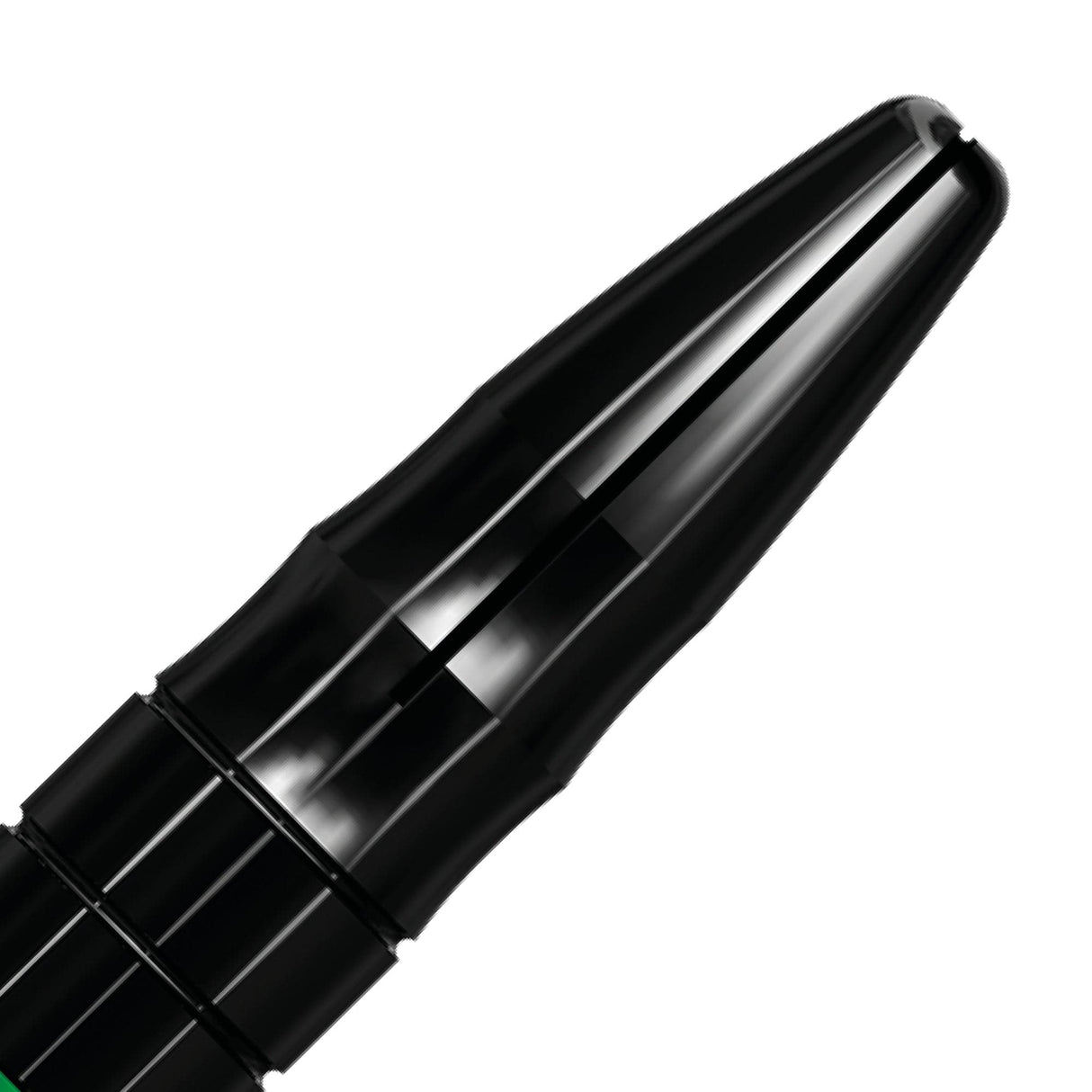 *Mission Sabre Shafts - Polycarbonate Dart Stems - Green - Black Top - view 10