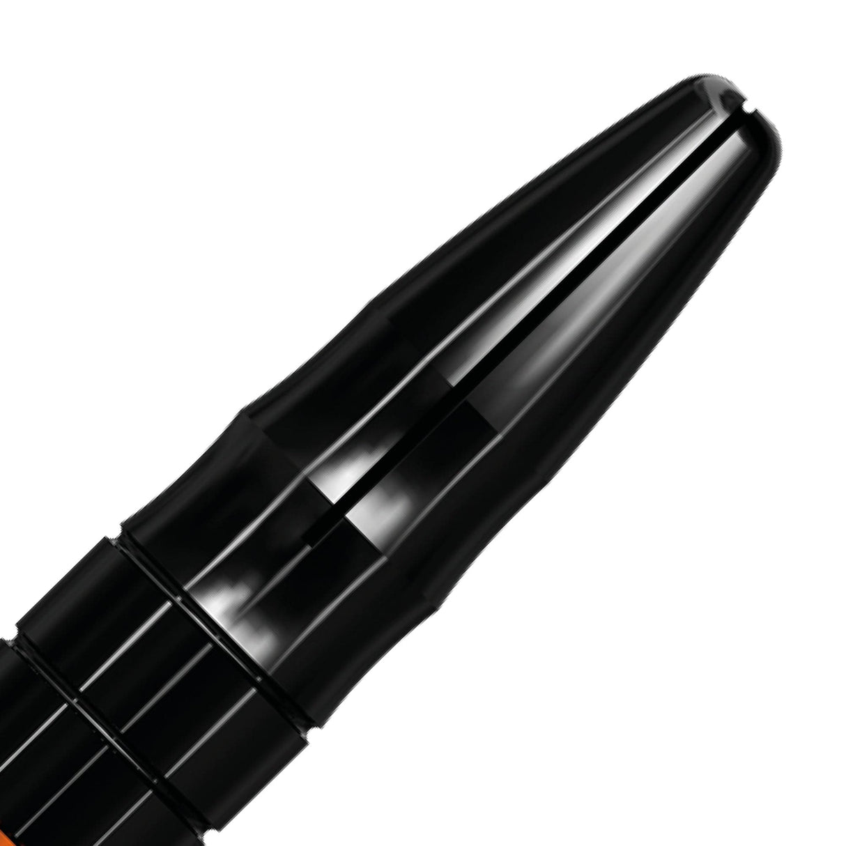 *Mission Sabre Shafts - Polycarbonate Dart Stems - Orange - Black Top - view 10