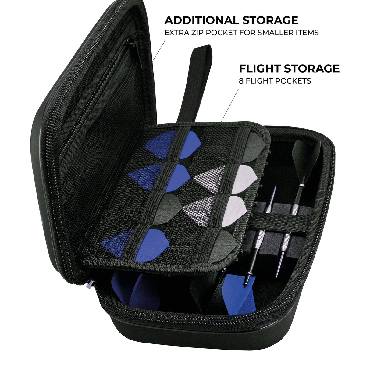 Mission Darts EVA Dart Case - Samurai Infinity - Blue - view 4