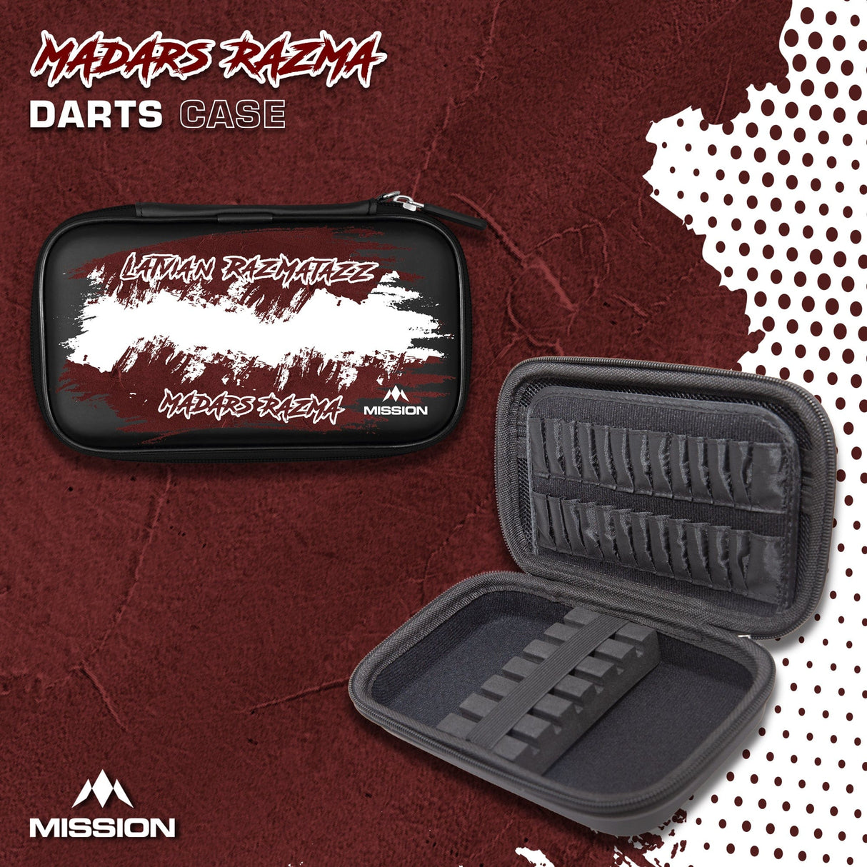 Mission Darts Players- EVA Dart Case - Madars Razma - view 6