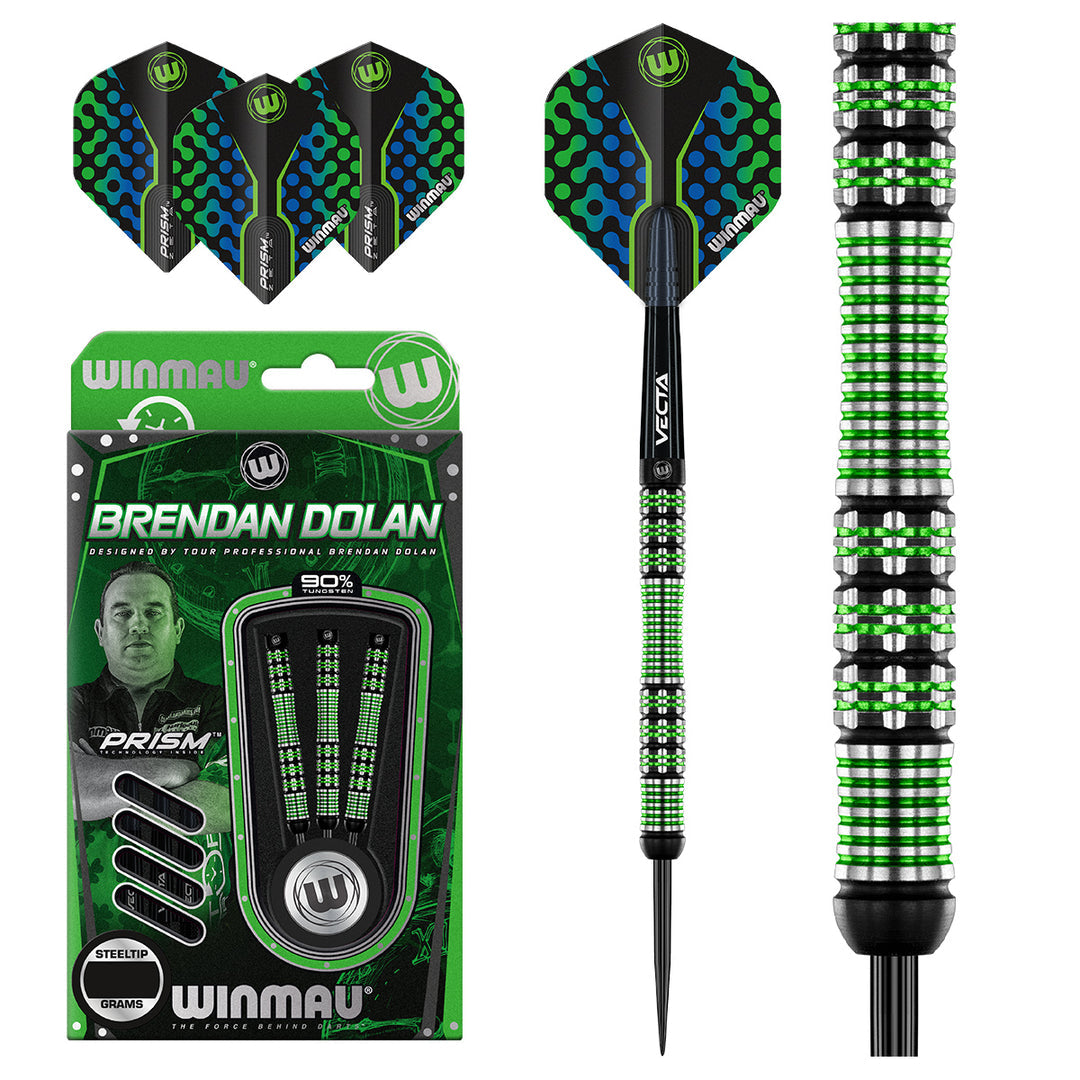 Brendan Dolan 90% Tungsten Steel Tip Darts by Winmau - The Darts Shop