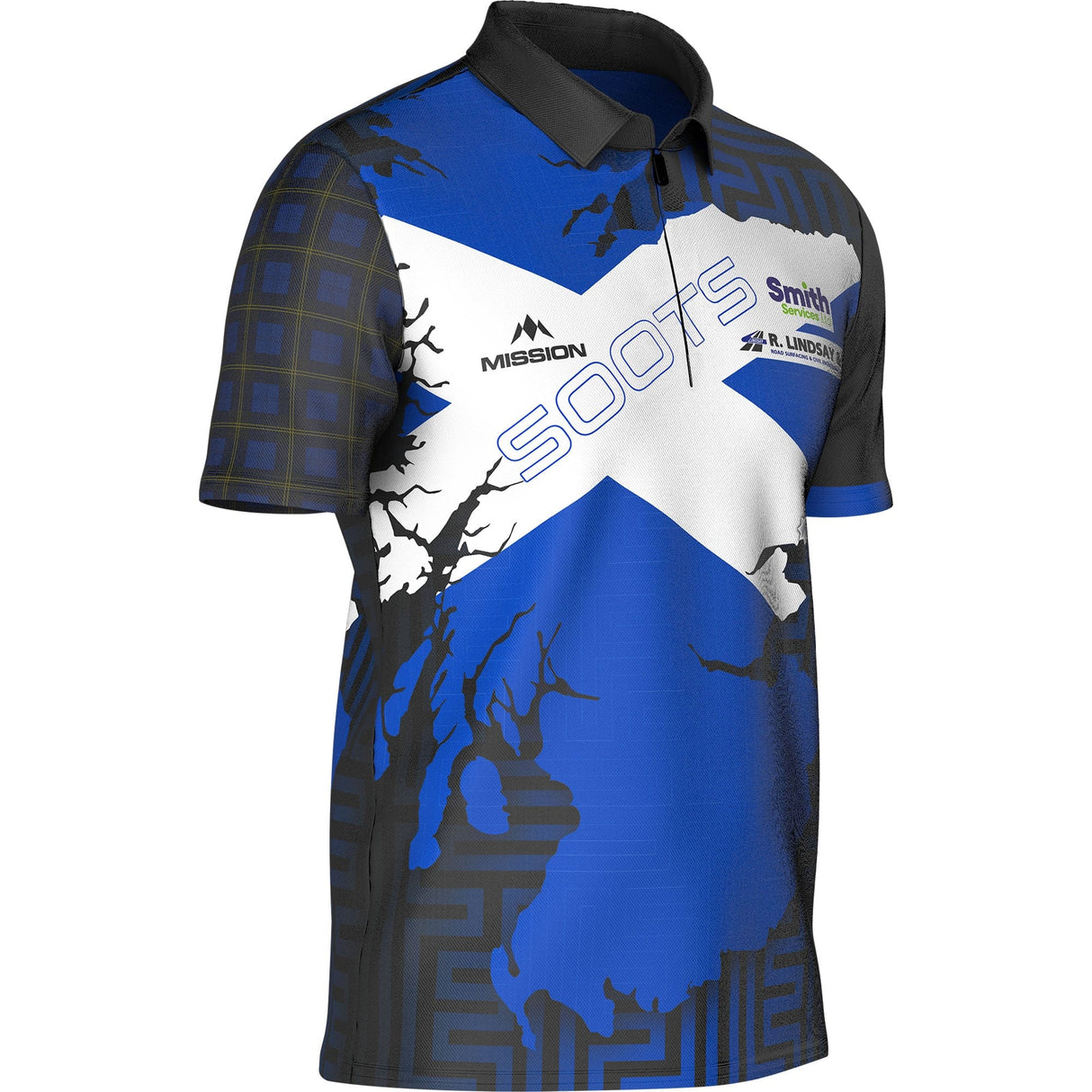 Mission Player Dart Shirt - Alan Soutar - Soots - Tartan - view 5