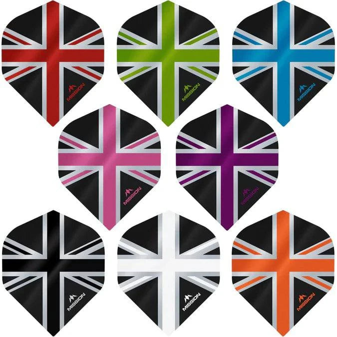 Mission Alliance Union Jack Dart Flights - No2 - Std - The Darts Shop