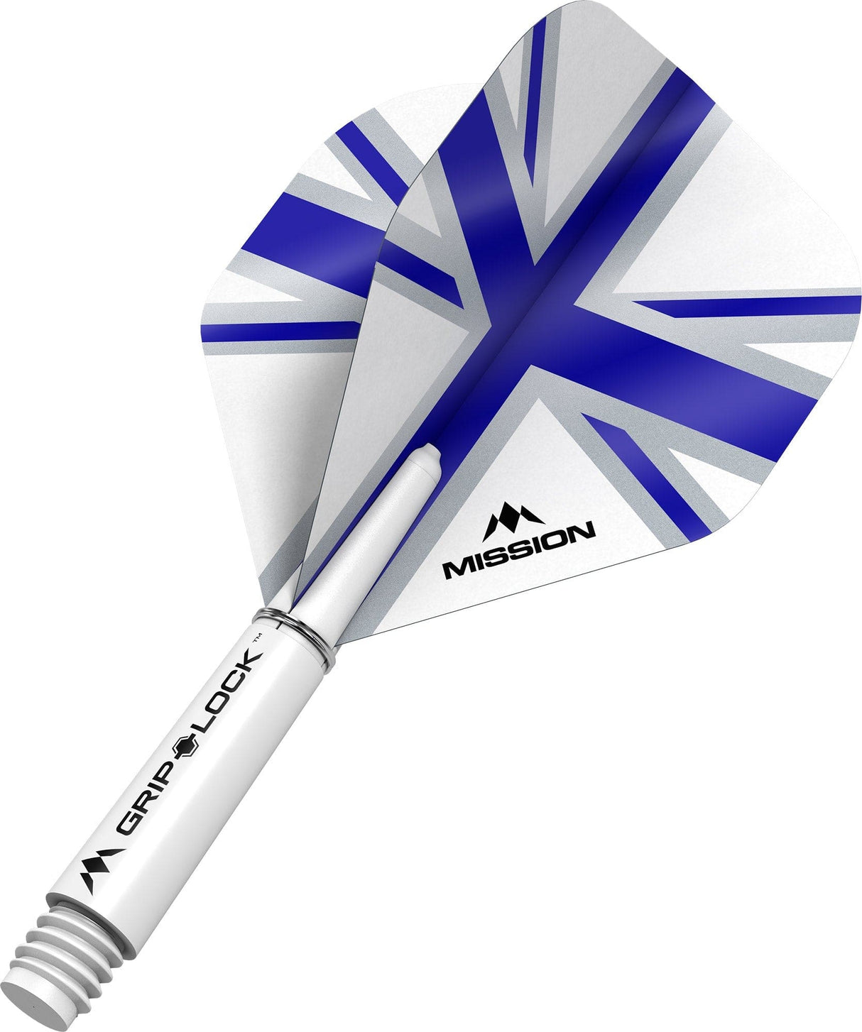 Mission Alliance White Dart Flights Combo With Griplock Shafts - view 3