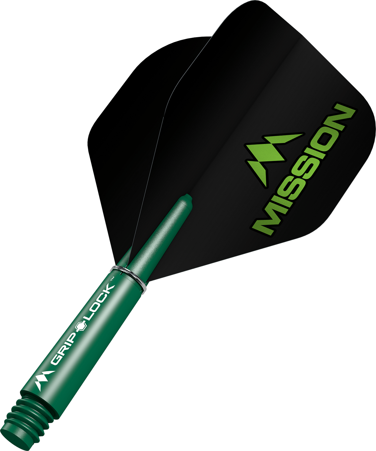 Mission Logo No2 Dart Flights Combo With Griplock Shafts - view 3