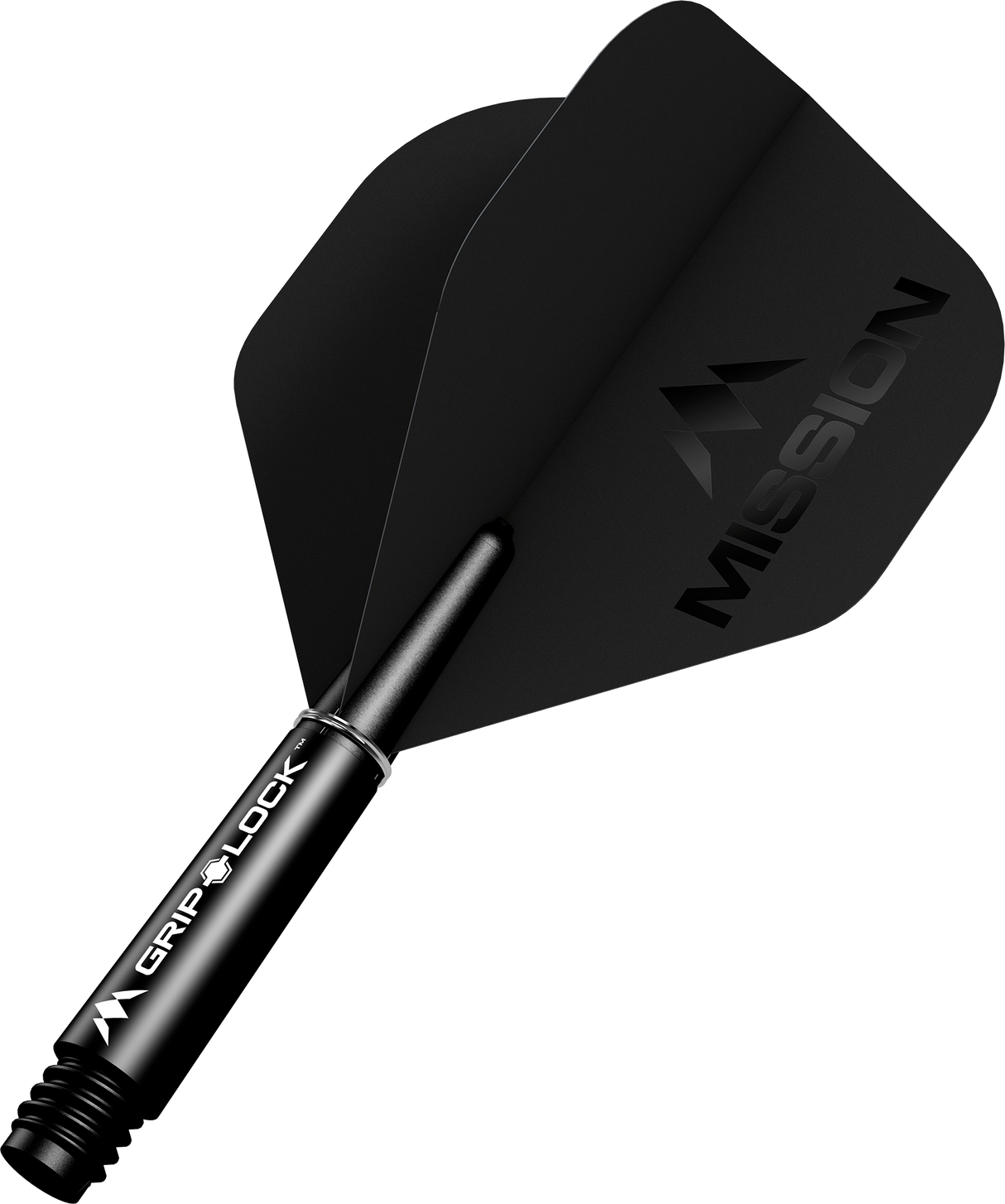 Mission Logo Matt Dart Flights Combo With Griplock Shafts - view 2