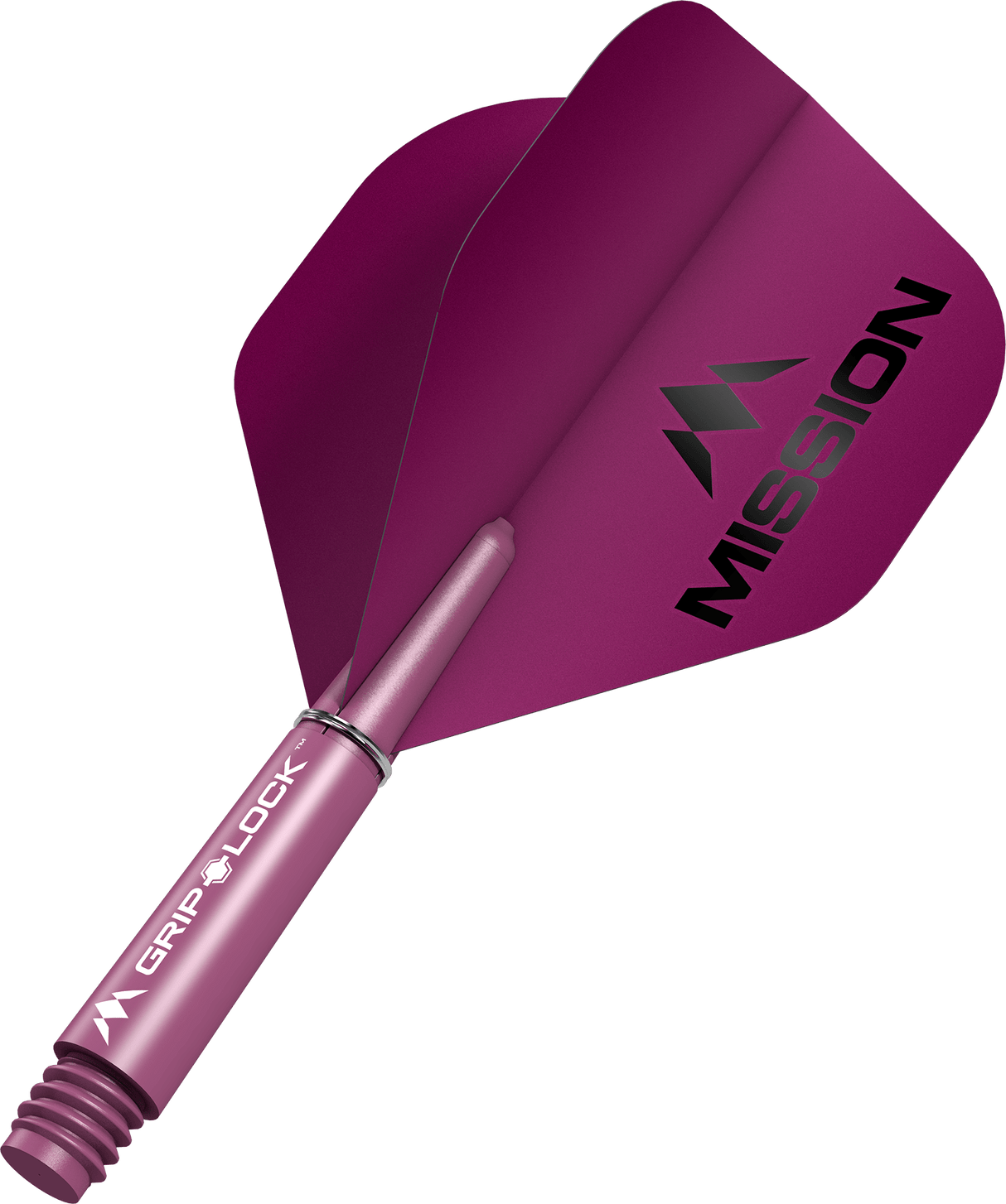 Mission Logo Matt Dart Flights Combo With Griplock Shafts - view 5