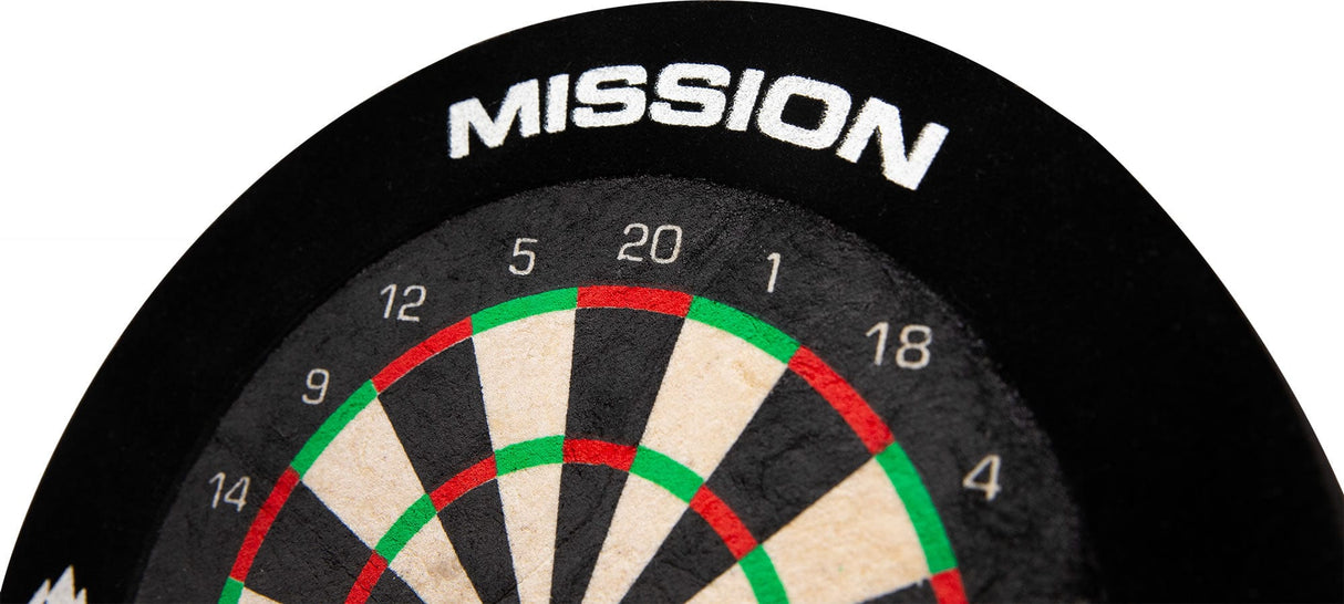 *Mission Mini Dartboard - 6 Inch - Complete with surround & 2 sets of mini darts - view 2