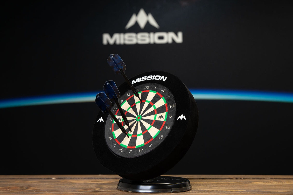 *Mission Mini Dartboard - 6 Inch - Complete with surround & 2 sets of mini darts - view 6