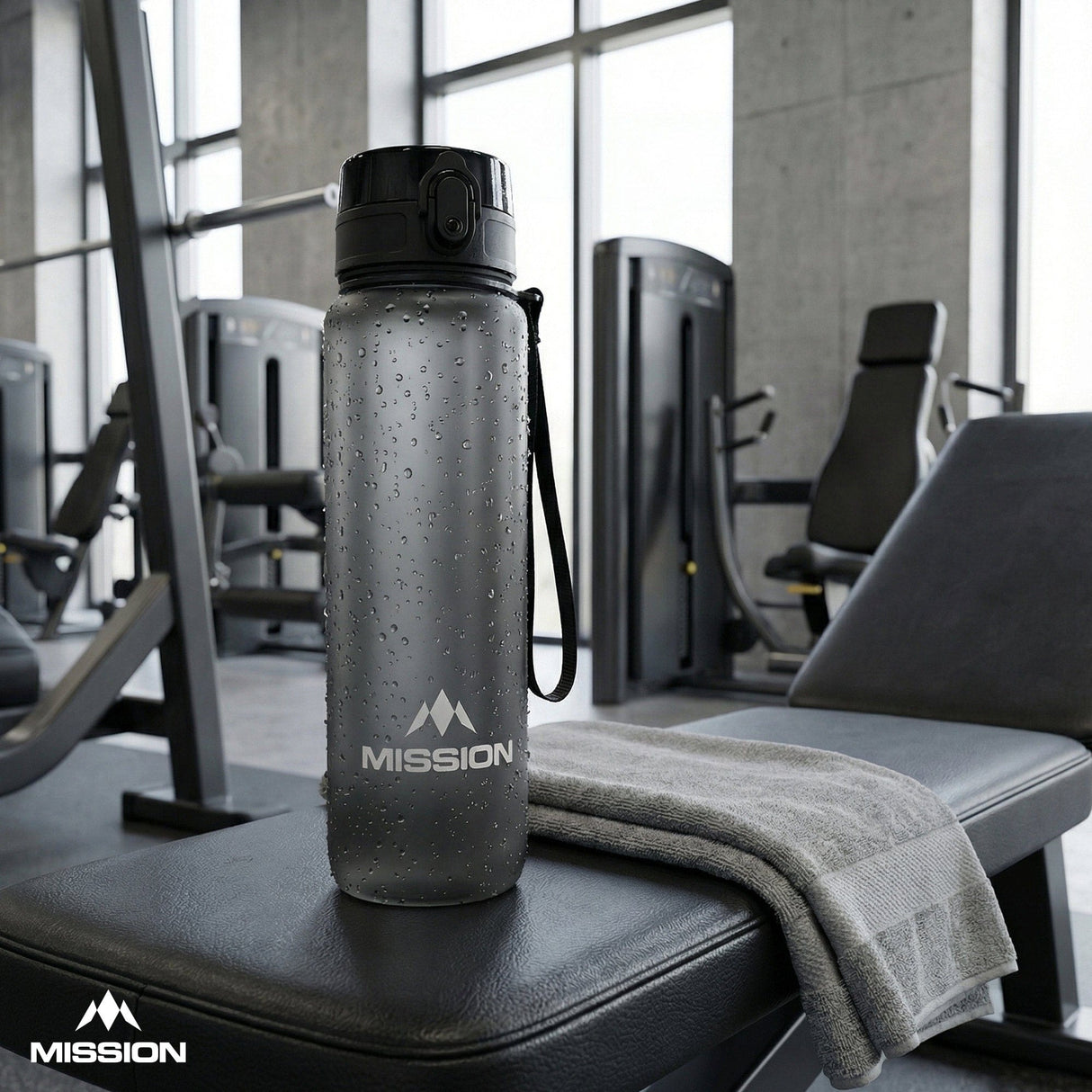 Mission Sports Water Bottle - 1000ml/32oz - BPA Free - view 4
