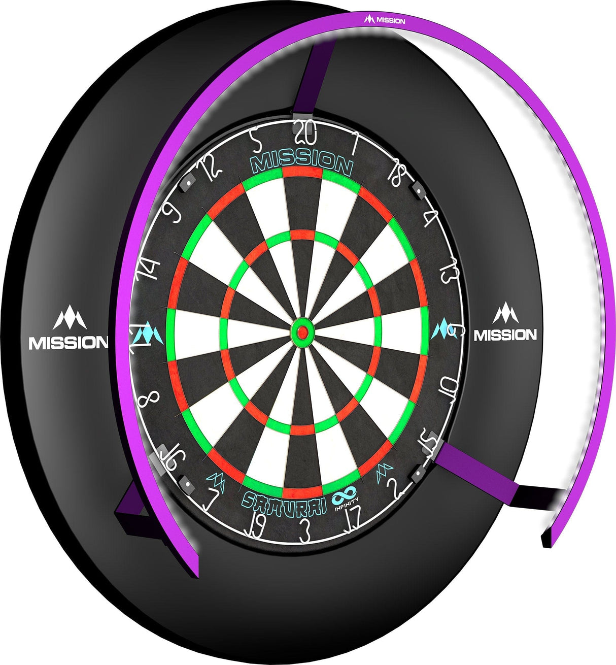 Mission Torus 270 Dartboard Lighting - Bright White Light - view 39