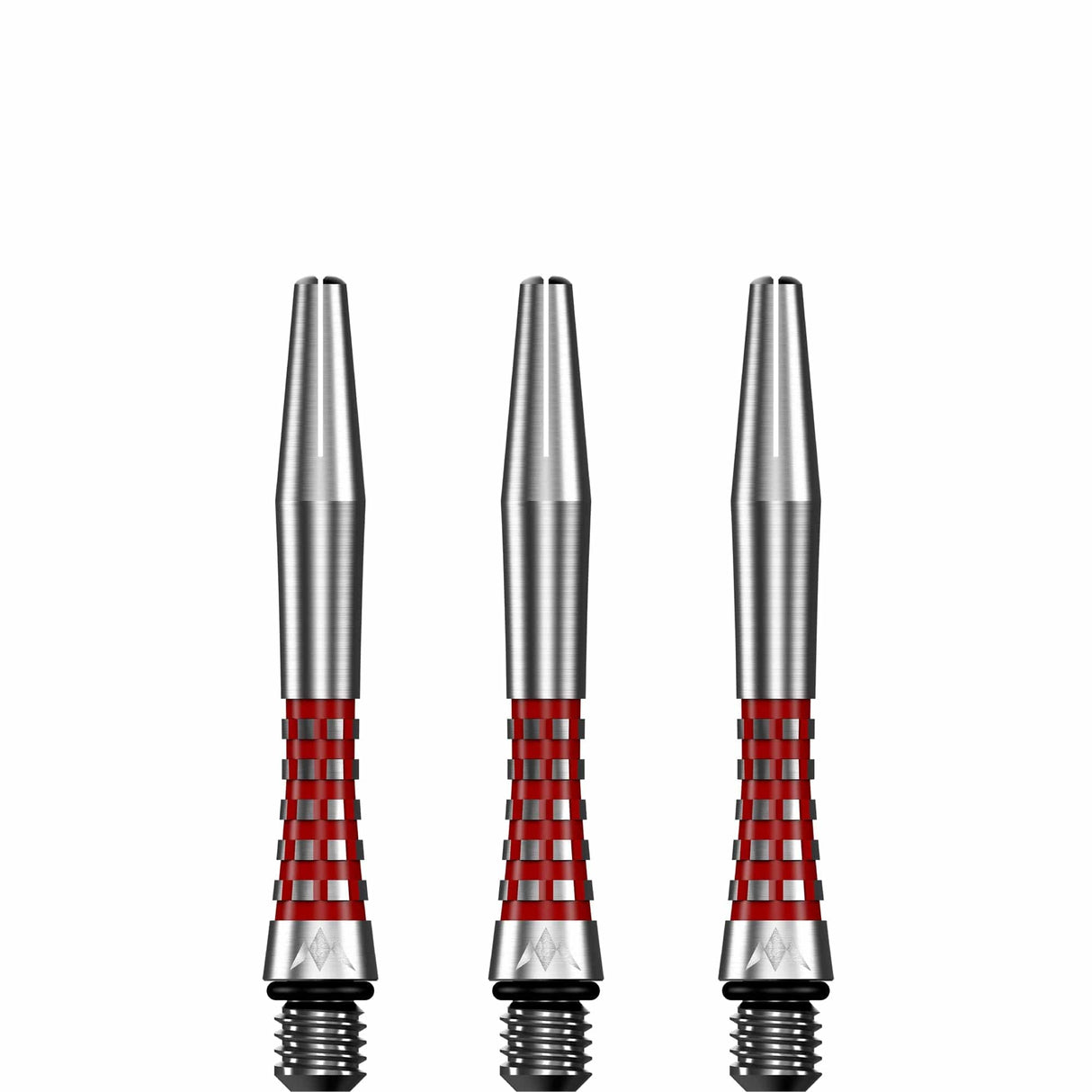 Mission Atom13 Aluminium Shafts - Natural Metal Stems - Red - view 4