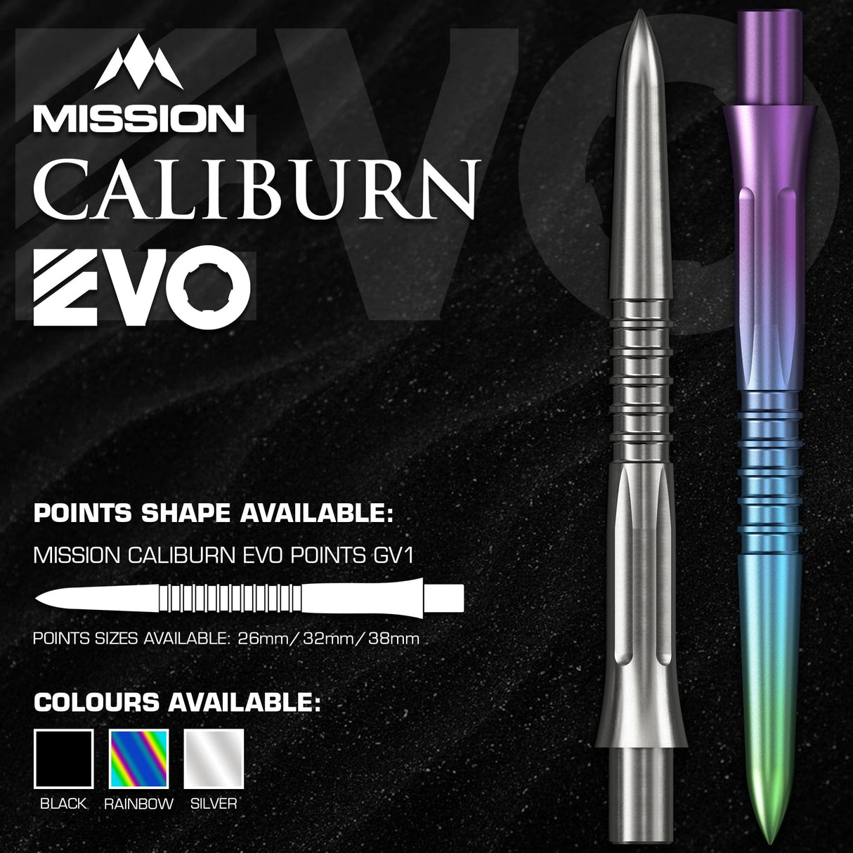 Mission Caliburn EVO Dart Points - GV1 - view 4