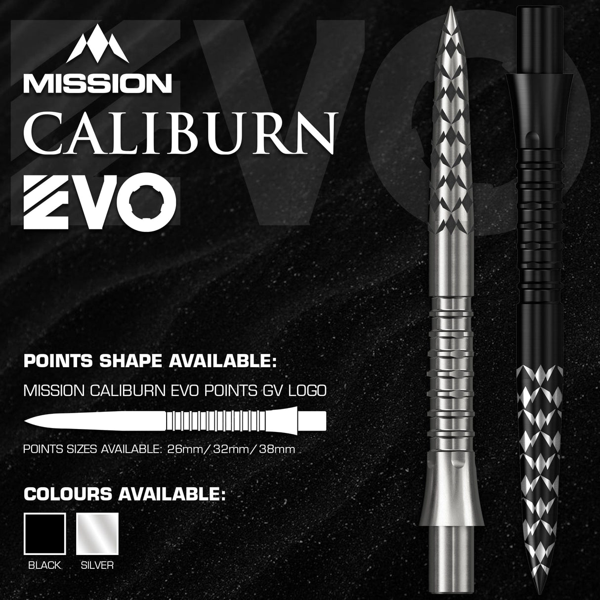 Mission Caliburn EVO Dart Points - GV-Logo - view 3