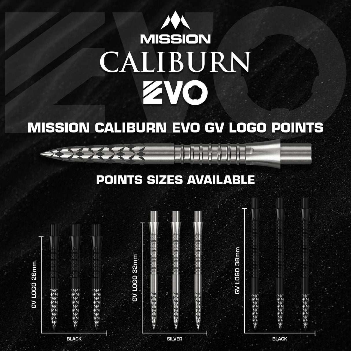 Mission Caliburn EVO Dart Points - GV-Logo - view 4