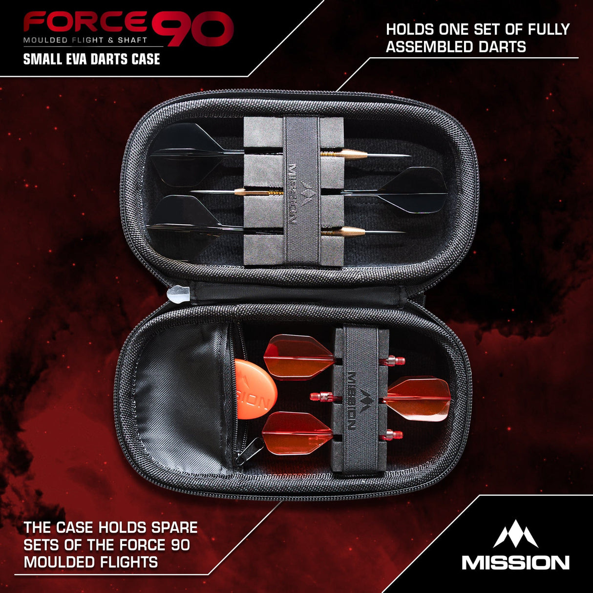 Mission Force 90 Dart Case - EVA Moulded Wallet - Slim - view 4