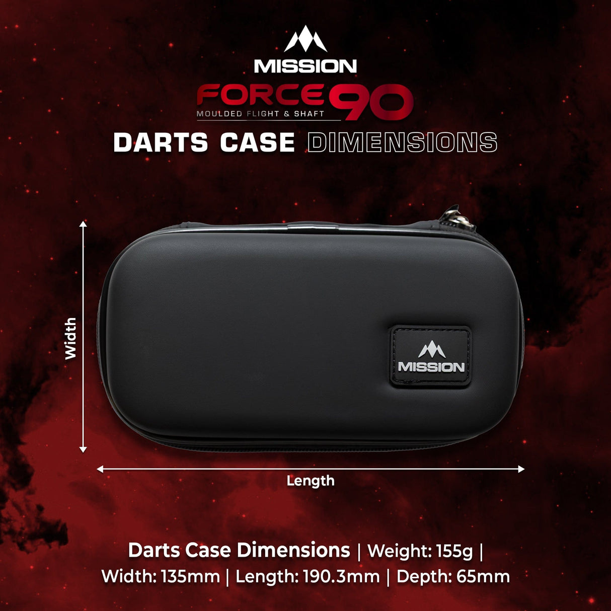 Mission Force 90 Dart Case - EVA Moulded Wallet - Slim - view 5