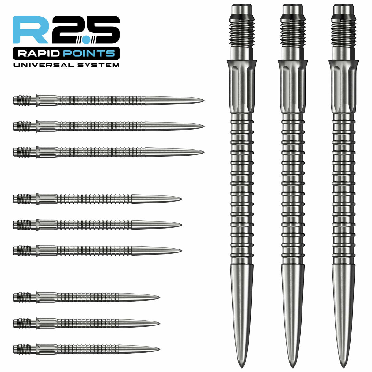 Mission R2.5 Rapid Dart Points - Steel Tip - GV1 - view 4