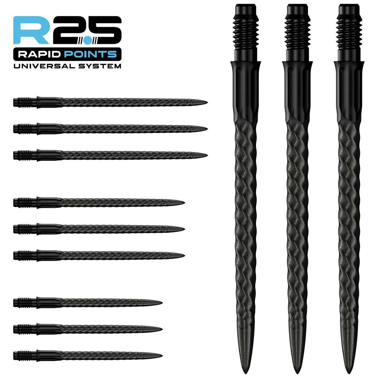 Mission R2.5 Rapid Dart Points - Steel Tip - RVX - view 2