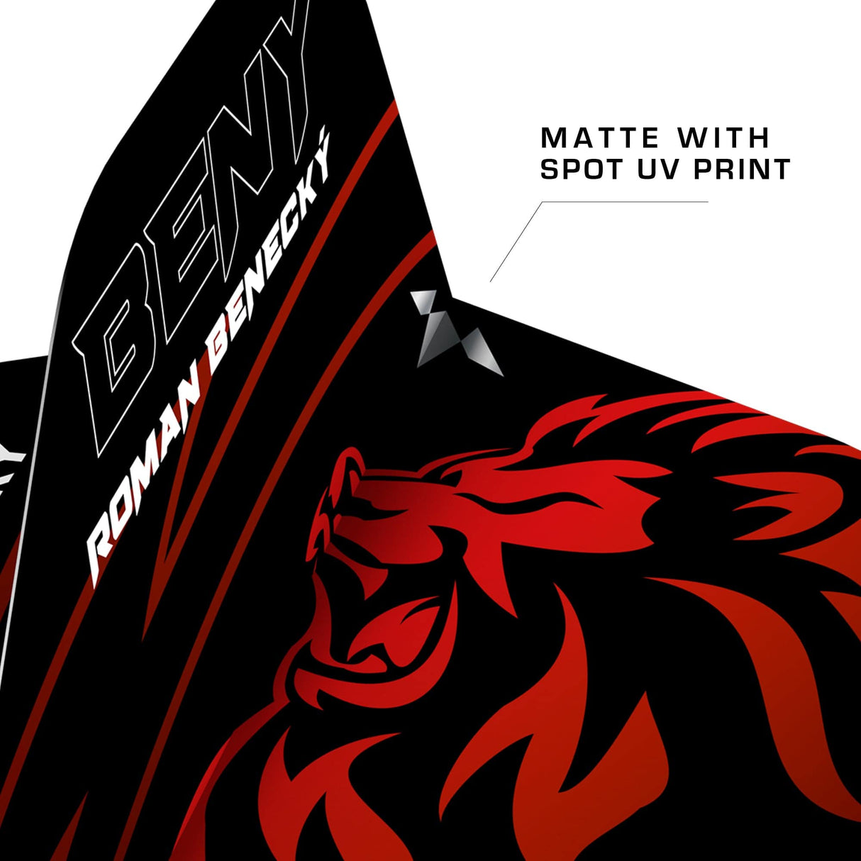 *Mission Solo Dart Flights - 100 Micron - No2 - Std - Roman Benecky - view 4