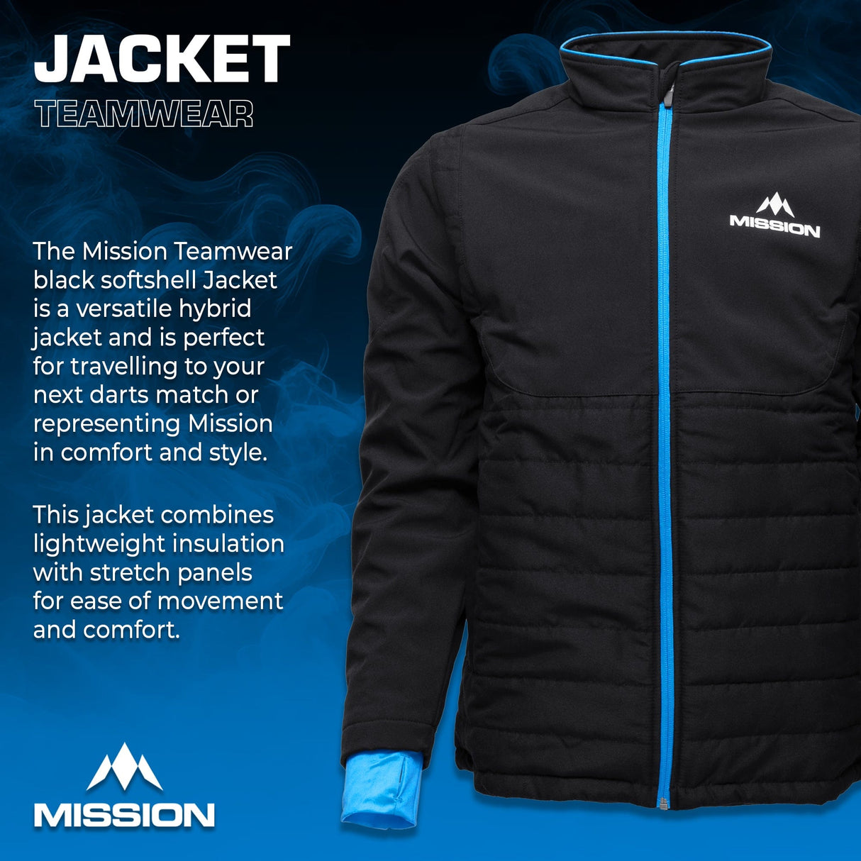 Mission Teamwear - Softshell Jacket - Black - Kids - view 3