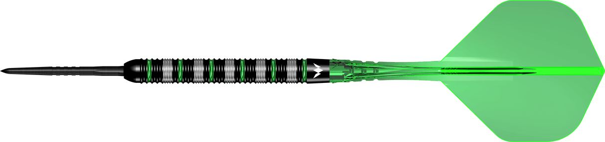 Mission Moldavite Darts - Steel Tip - 95% Tungsten - Black & Green - view 8
