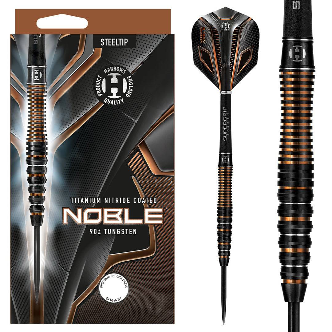 Harrows Noble 90% Tungsten Steel Tip Darts - The Darts Shop
