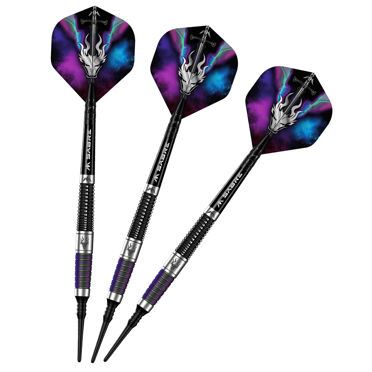 Mission Occult Darts - Soft Tip - 90% - Black & Coral PVD - view 9