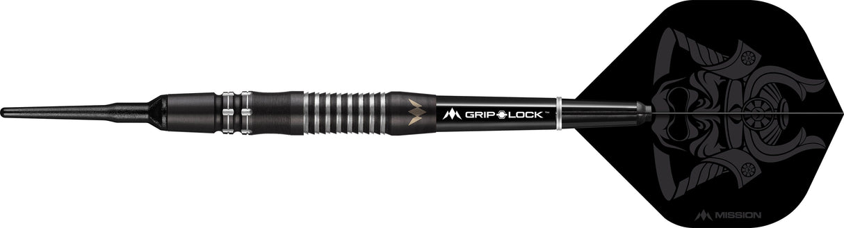 Mission Kuro Darts - Soft Tip - Black - M2 - Razor Scallop - view 2