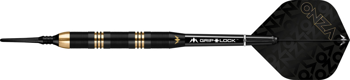 Mission Onza Darts - Soft Tip Brass - M1 - Black & Gold - view 2