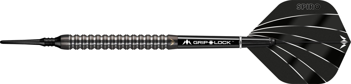 Mission Spiro Darts - Soft Tip - Graphite PVD - M1 - Black - view 2