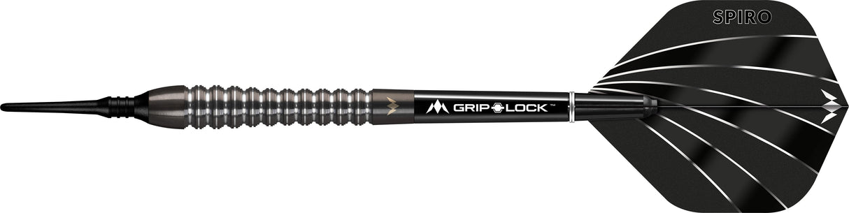 Mission Spiro Darts - Soft Tip - Graphite PVD - M2 - Black - view 2