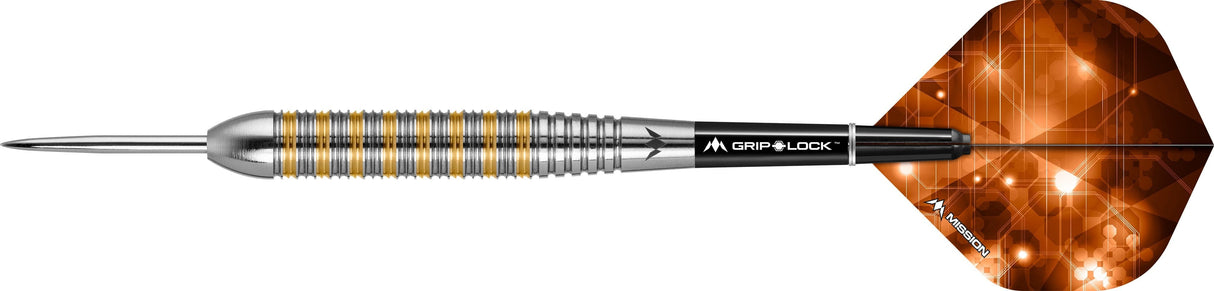 Mission Ardent Darts - Steel Tip Brass - M2 - Front Ring Grip - 24g - view 2