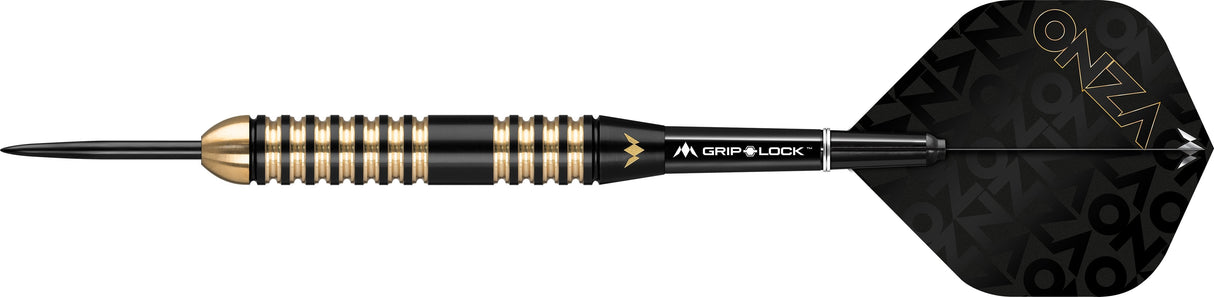 Mission Onza Darts - Steel Tip Brass - M4 - Black & Gold - view 2