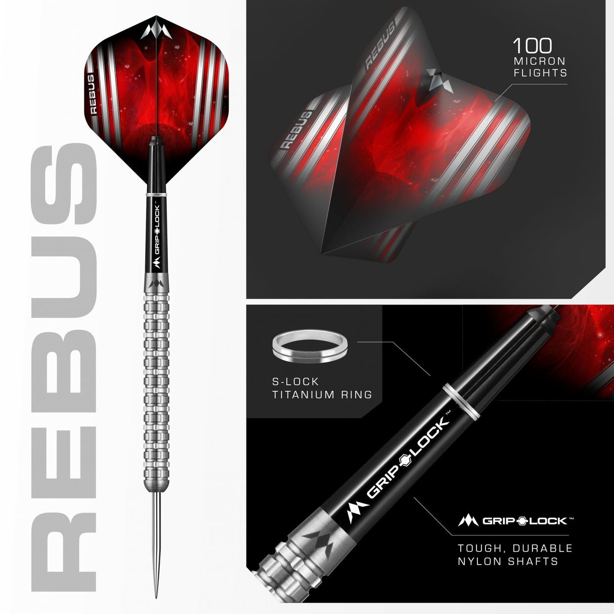 Mission Rebus Darts - Steel Tip - M3 - Linear Grip - view 3